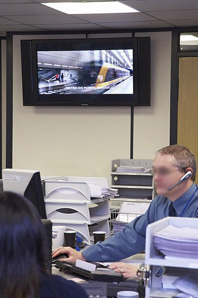 Corporate Digital Signage at Balfour Beatty Plant & Fleet Services, UK