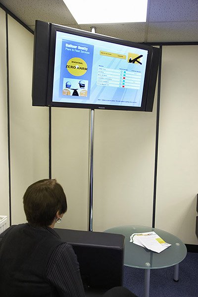 Corporate Digital Signage at Balfour Beatty Plant & Fleet Services, UK