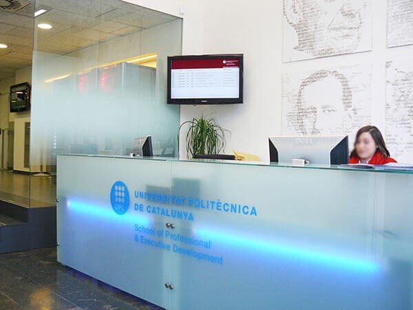 Education Digital Signage at BarcelonaTech, Spain