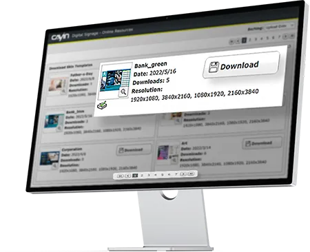 Unlock unlimited possibilities with CAYIN Technology's extensive digital signage resource library and cloud assets. Access a wide variety of content and materials to enhance your digital signage displays and attract audience attention.